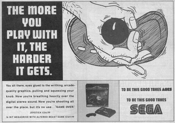 Sega Saturn Sex Game System banned Ad