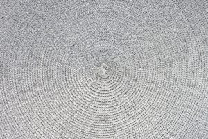 Special texture in shiny silver concentric circles