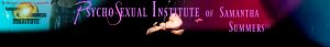 Website banner of the Samantha Summers Institute.