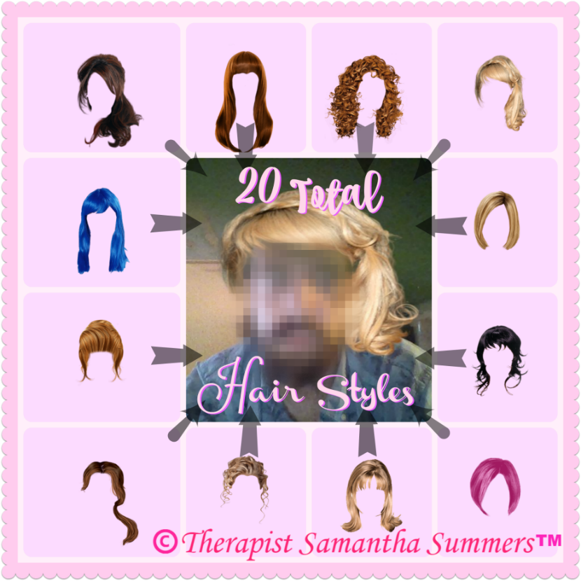 Feminization Hair-Salon at the Samantha Summers Institute