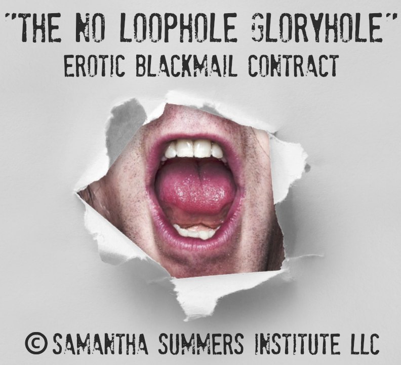 Forced Bi Gloryhole Blackmail Contract